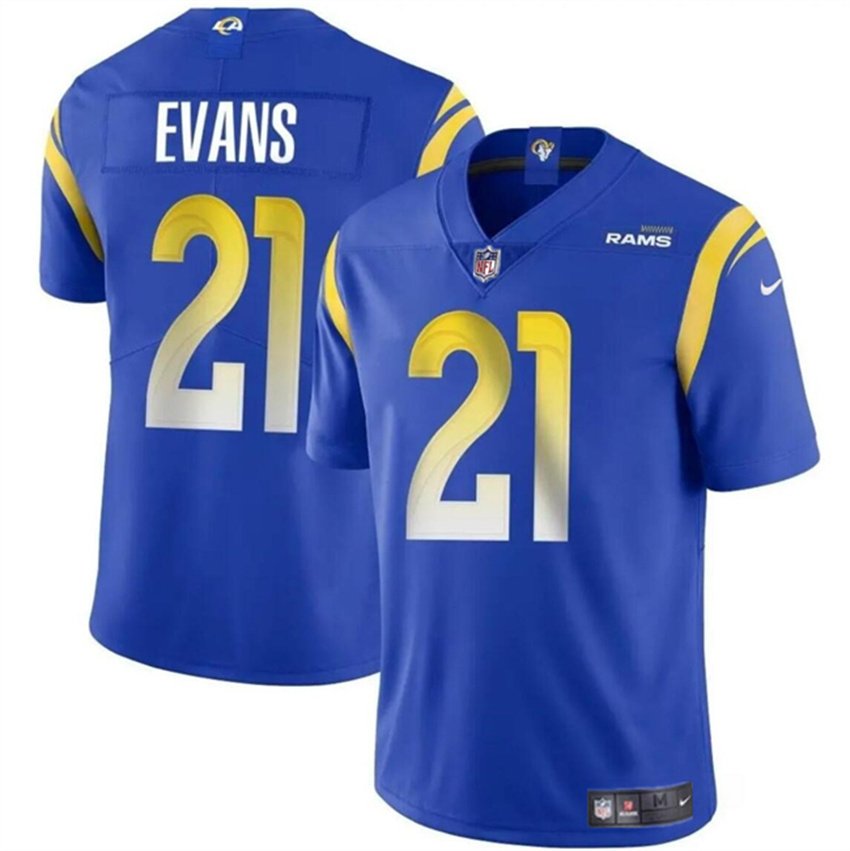 Blue Los Angeles Rams #9 Matthew Stafford 2024 NFC West Champions With 4-Star C Patch F.U.S.E. Vapor Untouchable Stitched Football Jersey - LAR191